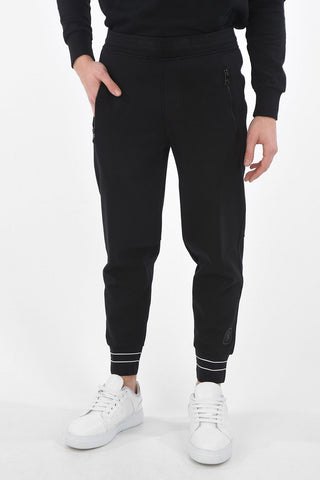 SLIM FIT Low Rise Joggers with Two Tone Ankle Bands