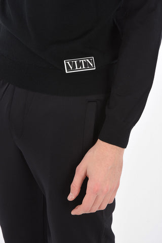 VLTN virgin wool Lightweight turtle-neck sweater