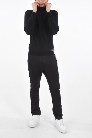 VLTN virgin wool Lightweight turtle-neck sweater