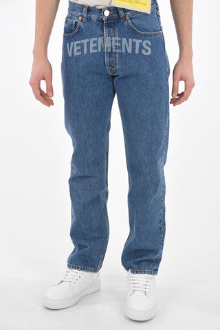 Jeans REGULAR FIT con Logo Laserato Frontale