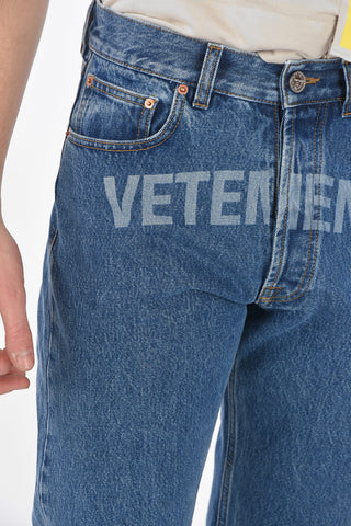 Jeans REGULAR FIT con Logo Laserato Frontale