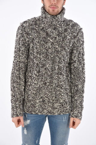 Turtleneck Aran Pullover