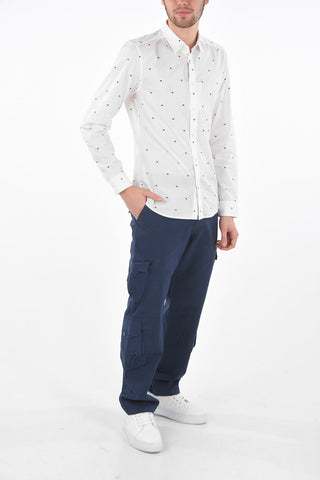 Camicia SLIM FIT MINI EYES in Cotone
