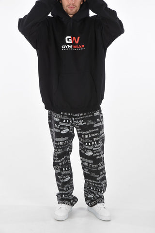 LARGE FIT GYM WEAR Hoodie with Front Kangaroo Pocket
