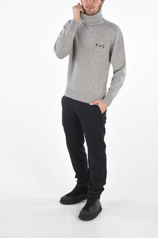 maglia a collo alto in cashmere