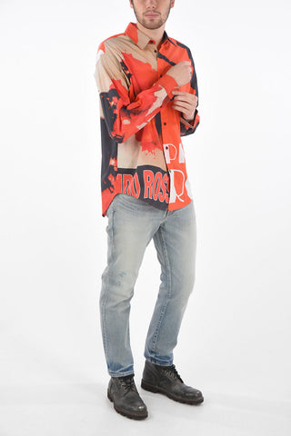 DARIO ARGENTO X MSGM Printed Cotton Shirt