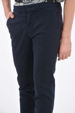 stretch cotton chinos