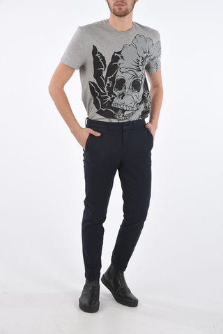 stretch cotton chinos
