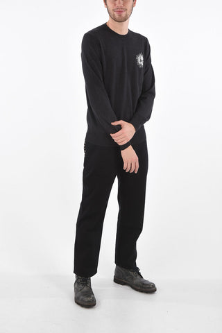 wool crew-neck sweater