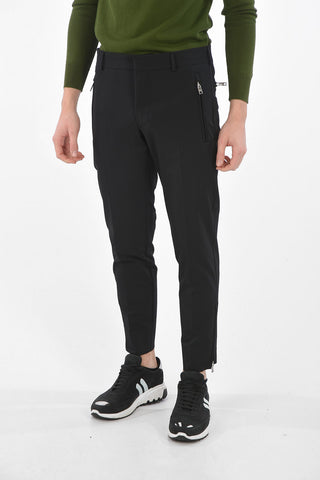 4 Pocket Pants with Ankle Zips