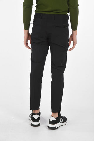4 Pocket Pants with Ankle Zips