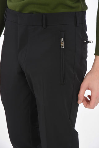 4 Pocket Pants with Ankle Zips