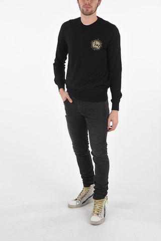 wool crew-neck sweater