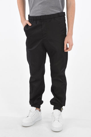 RE-NYLON Pants with Ankle Logo Velcro Closure
