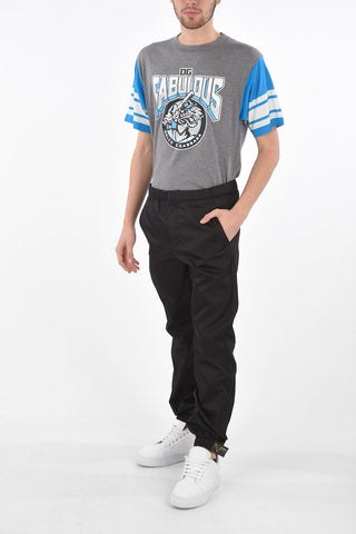 RE-NYLON Pants with Ankle Logo Velcro Closure