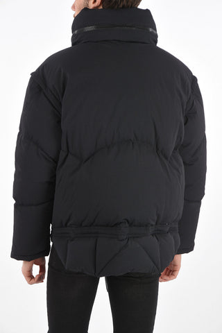 snap button down JAIR jacket with removable sleeve
