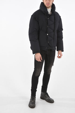 snap button down JAIR jacket with removable sleeve