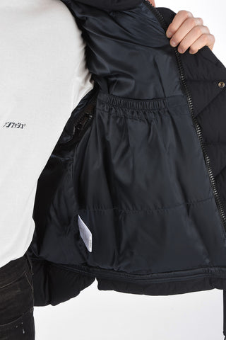 snap button down JAIR jacket with removable sleeve