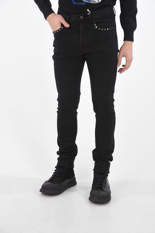 ROCKSTUD UNTITLED 06  16.5cm stretch denim jeans