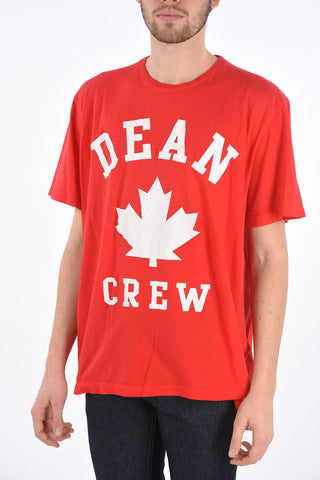DEAN CREW Printed Crew Neck T-Shirt