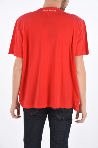 DEAN CREW Printed Crew Neck T-Shirt