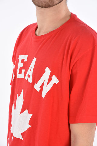DEAN CREW Printed Crew Neck T-Shirt