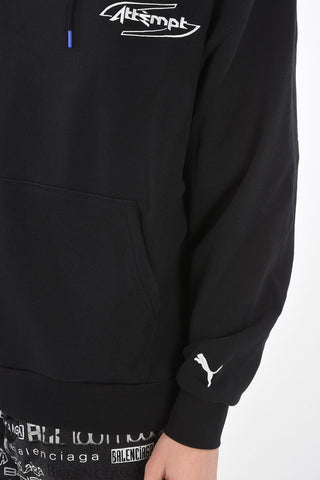 Kangaroo Pocket Hoodie with Nylon Hood