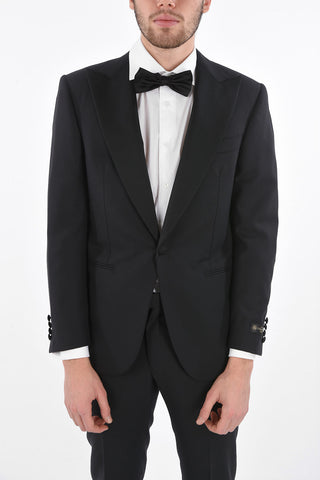 Peaked Lapel SMOK LEADER One Button Suit