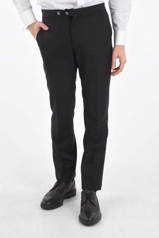 Peaked Lapel SMOK LEADER One Button Suit