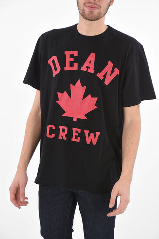 DEAN CREW Printed Crew Neck T-Shirt