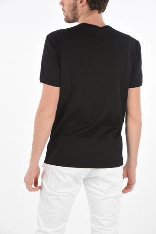 Embroidered Logo Crew Neck T-Shirt