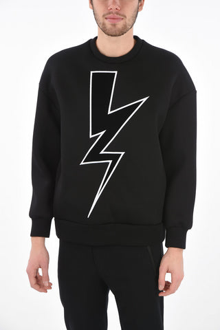Sweatshirt THUNDERBOLT with Embroidery and Application