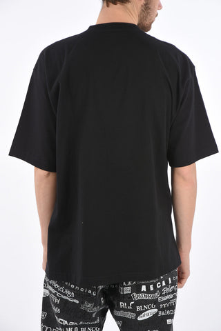 Crew Neck GYM WEAR LARGE FIT Cotton T-Shirt