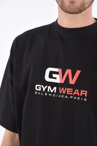Crew Neck GYM WEAR LARGE FIT Cotton T-Shirt