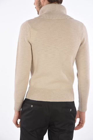 Turtleneck Pullover with Zip