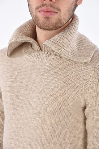 Turtleneck Pullover with Zip