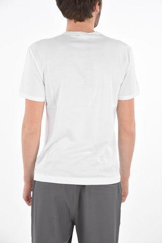 Embroidered Logo Crew Neck T-Shirt