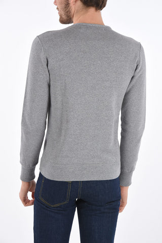 Printed Oversized crew-neck sweatshirt