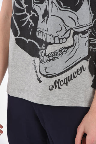 skull printed crew-neck t-shirt