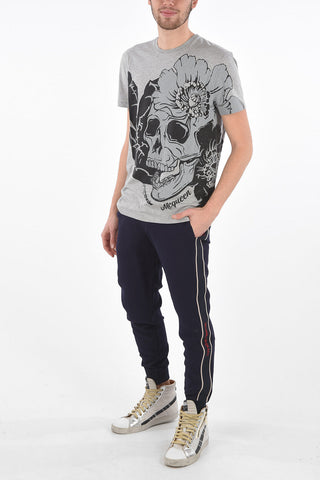 skull printed crew-neck t-shirt