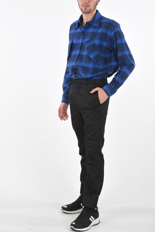 Nylon Stirrup Pants with Contrast Logo
