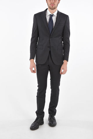 2 Buttons Suit with Notch Lapel