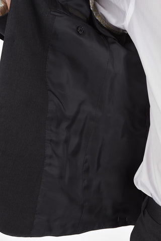 2 Buttons Suit with Notch Lapel