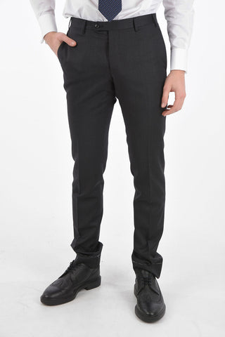 2 Buttons Suit with Notch Lapel