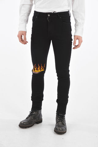 15cm stretch denim FLAME jeans