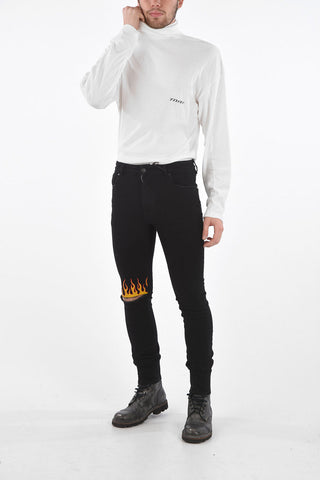 15cm stretch denim FLAME jeans
