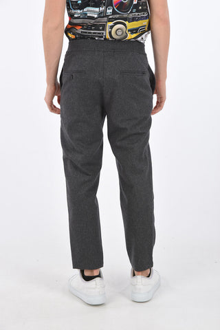 4 Pocket Pants with Elastic Waistband
