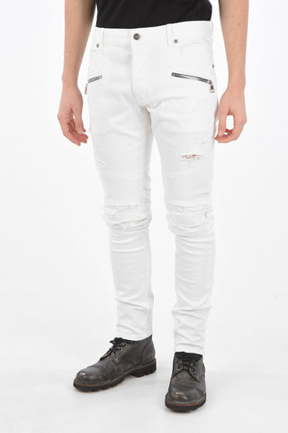 Multipocket SLIM FIT BIKER Denims with Belt Loops