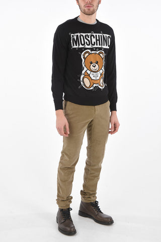 COUTURE! Embroidered Crew-neck sweater