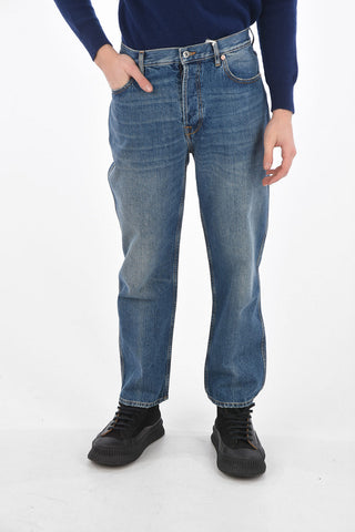 20cm Mid-rise waist straight fit jeans